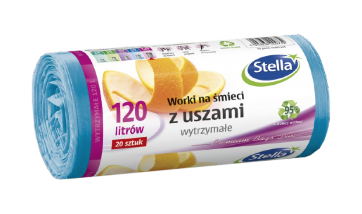STELLA Saci Menaj 120 L 20/set HD-LD Albastru